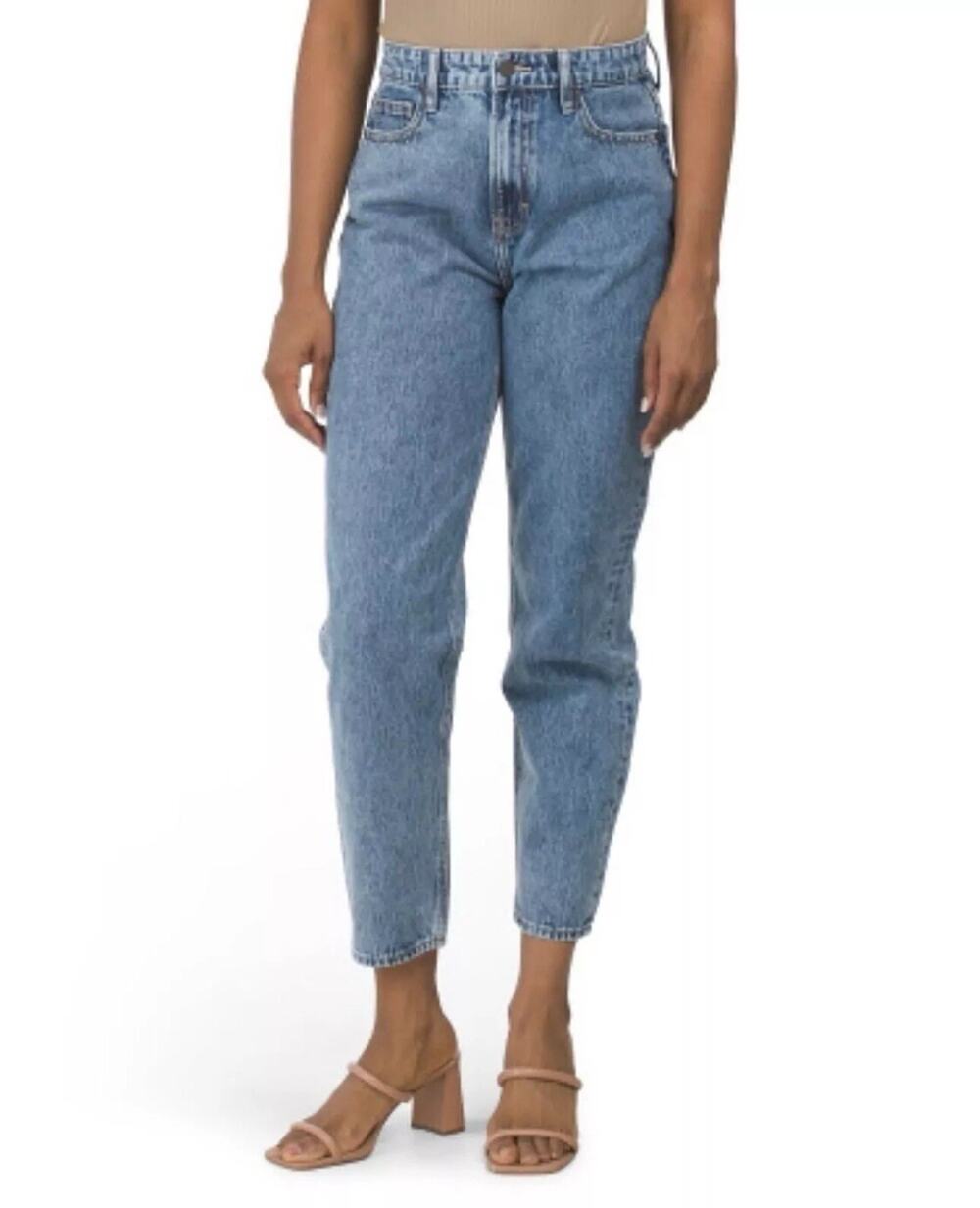 Hidden The Zoey Classic Tapered Light Wash High Rise Mom Jeans Women’s 25